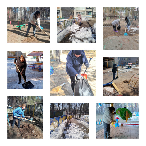 В нашем детском саду стартовали субботники В нашем детском саду стартовали субботники.